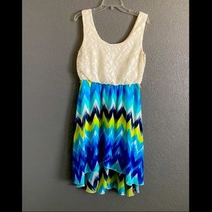 Summer low-high dress